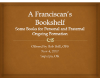 A Franciscan’s Bookshelf