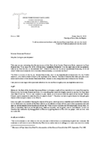 Minister Tibor Kauser’s  Letter