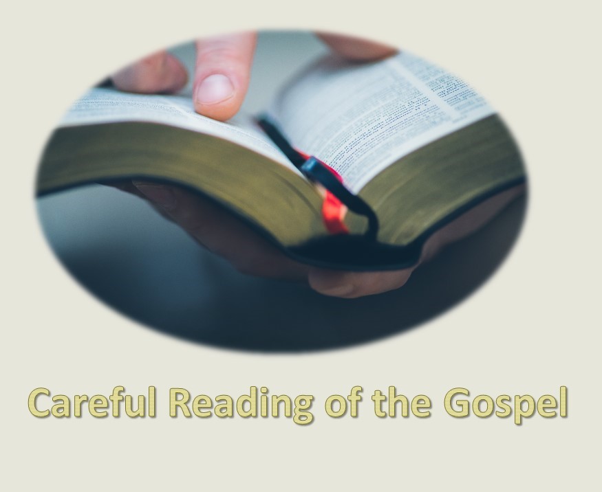 Formation Friday Careful Reading of the Gospel January 13, 2023